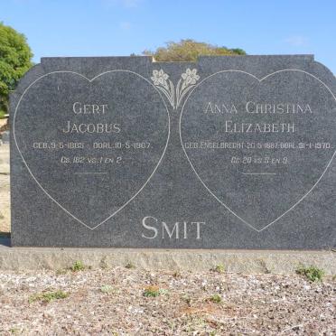 SMIT Gert Jacobus 1885-1967 &amp; Anna Christina Elizabeth ENGELBRECHT 1887-1970