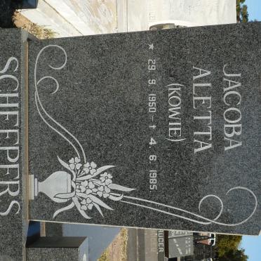 SCHEEPERS Jacoba Aletta 1950-1985