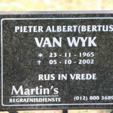 WYK Pieter Albert, van 1965-2002