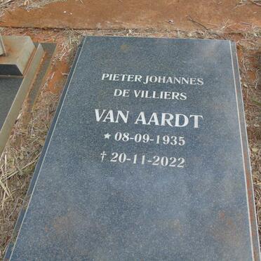AARDT Pieter Johannes De Villiers, van 1935-2022