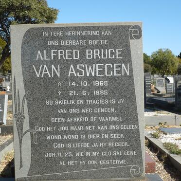 ASWEGEN Alfred Bruce, van 1968-1985