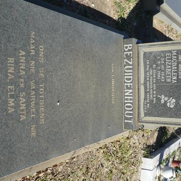BEZUIDENHOUT Magdalena Elizabeth nee LINDEQUE 1942-1981