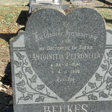 BEUKES Antoinetta Petronella 1941-1966