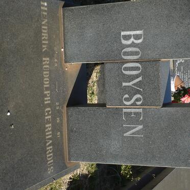 BOOYSEN Hendrik Rudolph Gerhardus 1949-1981