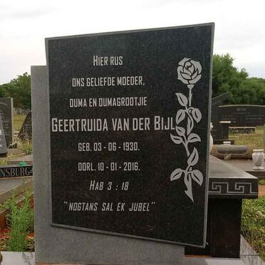BIJL Jacob, van der 1926-1976 &amp; Geertruida 1930-2016