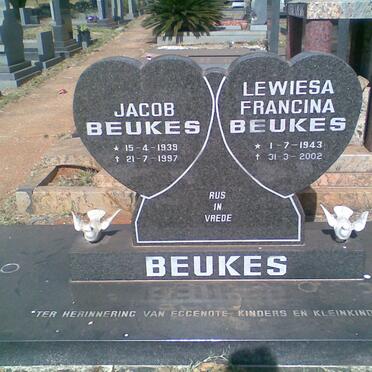 BEUKES Jacob 1939-1997 &amp; Lewiesa Francina 1943-2002