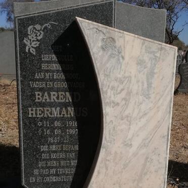 BADENHORST Barend Hermanus 1916-1997