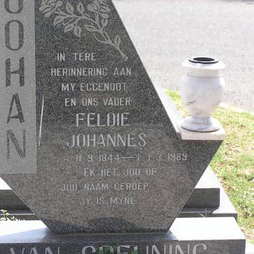 GREUNING Feldie Johannes, van 1944-1989