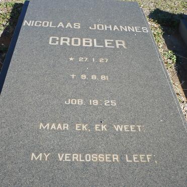 GROBLER Nicolaas Johannes 1927-1981  
