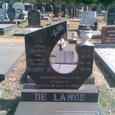 LANGE Harry W., de 1939-1994