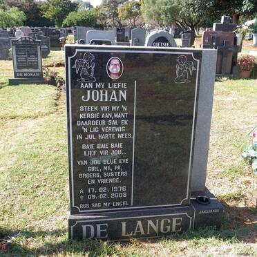 LANGE Johan, de 1976-2008