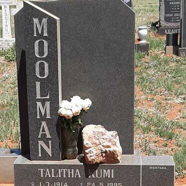 MOOLMAN Talitha Kumi 1914-1995
