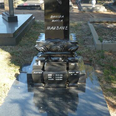 MAUBANE Danisa Maria 1952-2006
