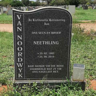 NOORDWYK Neethling, van 1982-2010