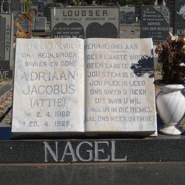 NAGEL Adriaan Jacobus 1962-1985