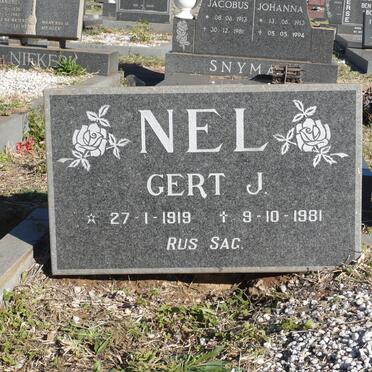 NEL Gert J. 1919-1981