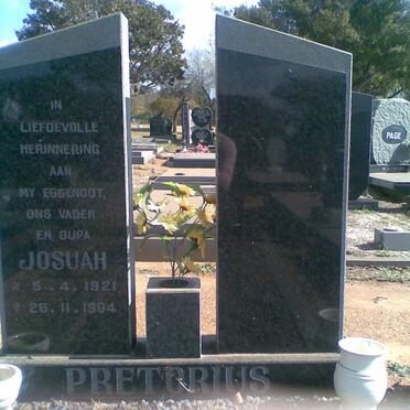 PRETORIUS Josuah 1921-1994