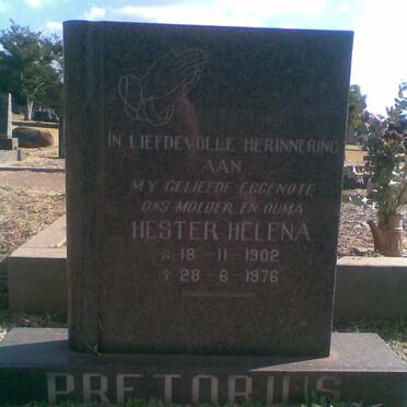 PRETORIUS Hester Helena 1902-1976
