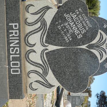 PRINSLOO Jacobus Johannes 1934-1985