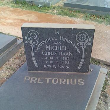 PRETORIUS Michiel Christiaan 1906-1982