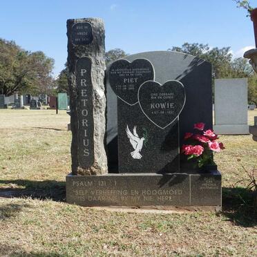 PRETORIUS Piet 1932-2003 &amp; Kowie 1937-