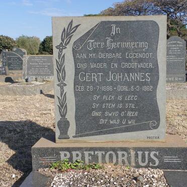 PRETORIUS Gert Johannes 1886-1962