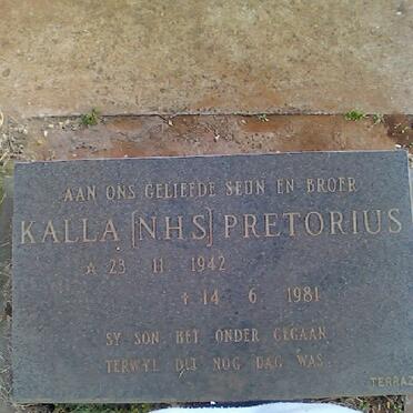 PRETORIUS N.H.S.1942-1981