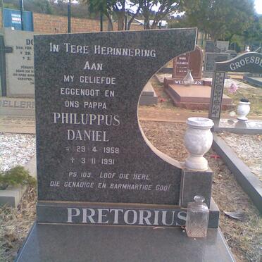 PRETORIUS Philuppus Daniel 1958-1991