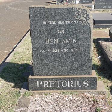 PRETORIUS Benjamin 1922-1968