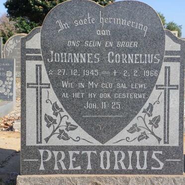PRETORIUS Johannes Cornelius 1945-1966