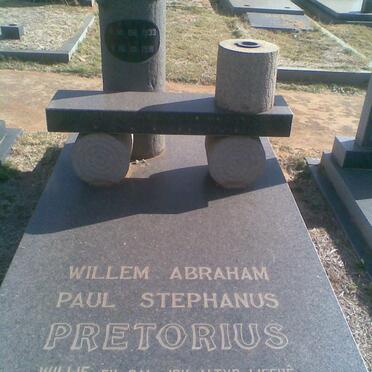 PRETORIUS Willem Abraham Paul Stephanus 1933-1991