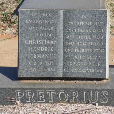 PRETORIUS Christiaan Hendrik Hermanus 1917-1984