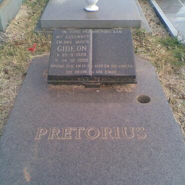 PRETORIUS Gideon 1928-1989