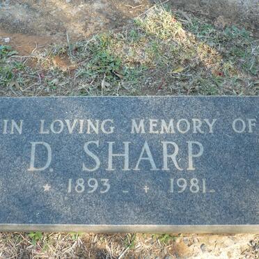 SHARP D. 1893-1981