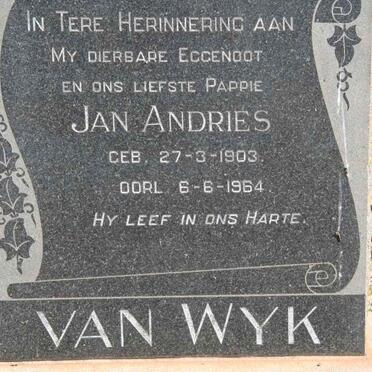 WYK Jan Andries, van 1903-1964