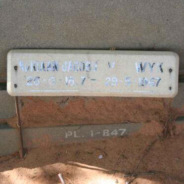 WYK Adriaan Jacob?, van 18?7-1957