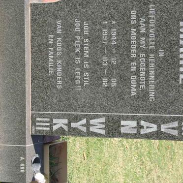 WYK Marie, van 1944-1997