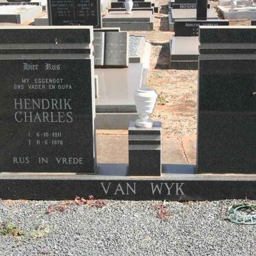 WYK Hendrik Charles, van 1911-1978