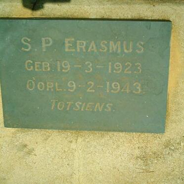 ERASMUS S.P. 1923-1943