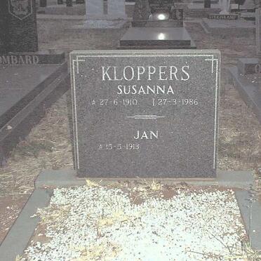 KLOPPERS Susanna 1910-1986