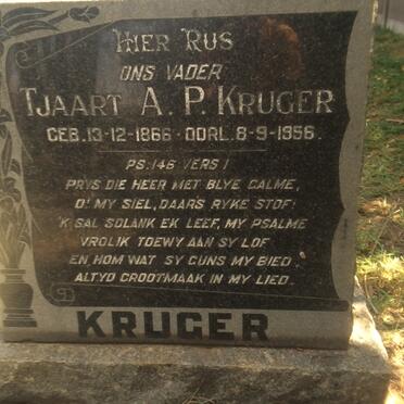 KRUGER Tjaart A.P. 1866-1956