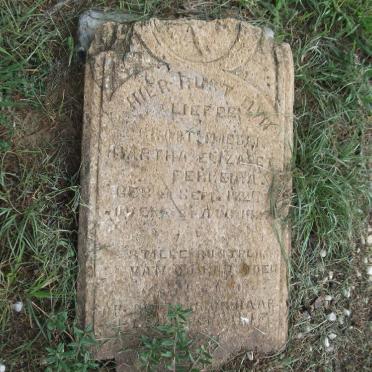 FERREIRA Martha Elizabeth 1825-1927