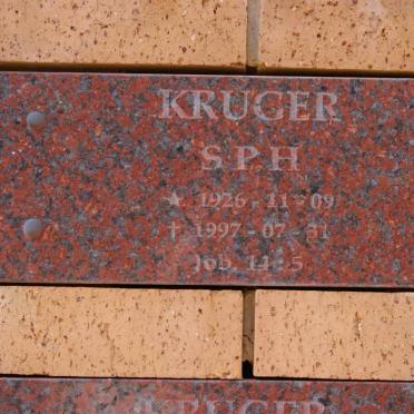 KRUGER S.P.H. 1926-1997