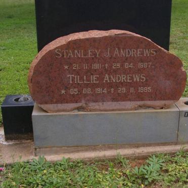 ANDREWS Stanley J. 1911-1987 &amp; Tillie 1914-1995