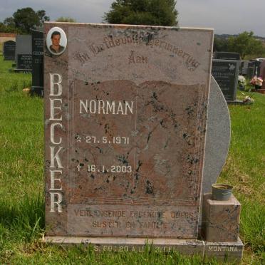 BECKER Norman 1971-2003