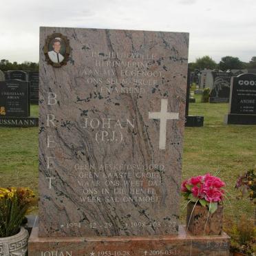 BREET Johan 1953-2006 &amp; Marinda 1951- :: BREET P.J. 1974-1998