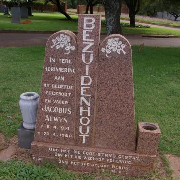 BEZUIDENHOUT Jacobus Alwyn 1914-1980