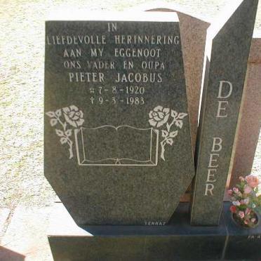 BEER Pieter Jacobus, de 1920-1983