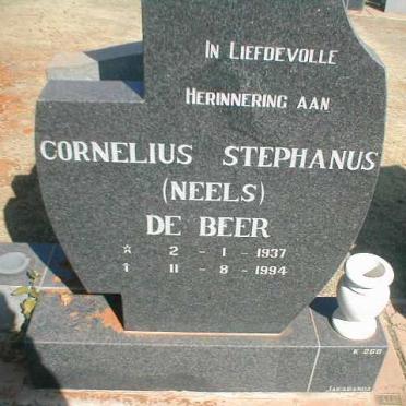 BEER Cornelius Stephanus, de 1937-1994