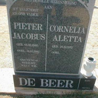 BEER Pieter Jacobus, de 1946-1995 &amp; Cornelia Aletta 1952-
